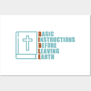 Bible : Basic Instructions Before Leaving Earth Posters and Art